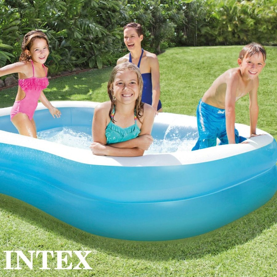 Oppustelig Pool Intex Bl Hvid Bl/hvid 540 L 203 x 48 x 152 cm (3 enheder) #4