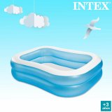 Oppustelig Pool Intex Bl Hvid Bl/hvid 540 L 203 x 48 x 152 cm (3 enheder) #6