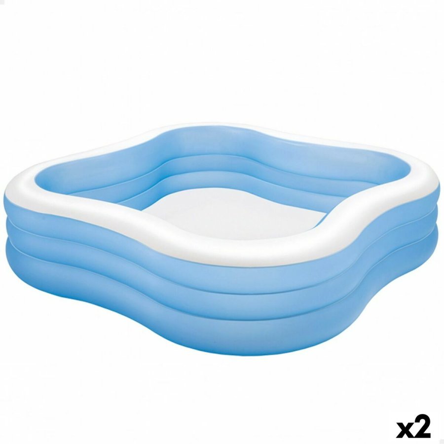Oppustelig Pool Intex Bl 1250 L 229 x 56 x 229 cm (2 enheder) #1