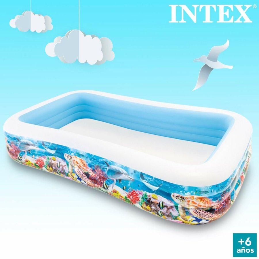 Oppustelig Pool til Brn Intex Tropisk 1020 L 305 x 56 x 183 cm (2 enheder) #29