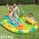 Oppustelig Pool til Brn Intex Legeplads Dinosaurer 191 x 58 x 152 cm (3 enheder) #3