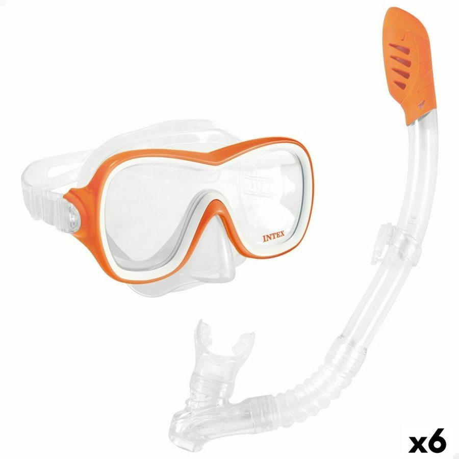 Snorkel beskyttelsesbriller og rr Intex Wave Rider Orange #1