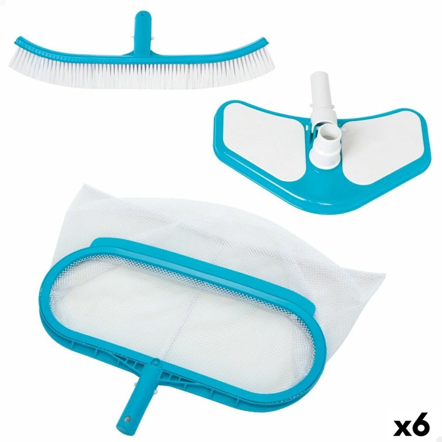Vedligeholdelsesst til swimmingpool Intex Deluxe 44 x 3 x 29,5 cm (6 enheder) #1