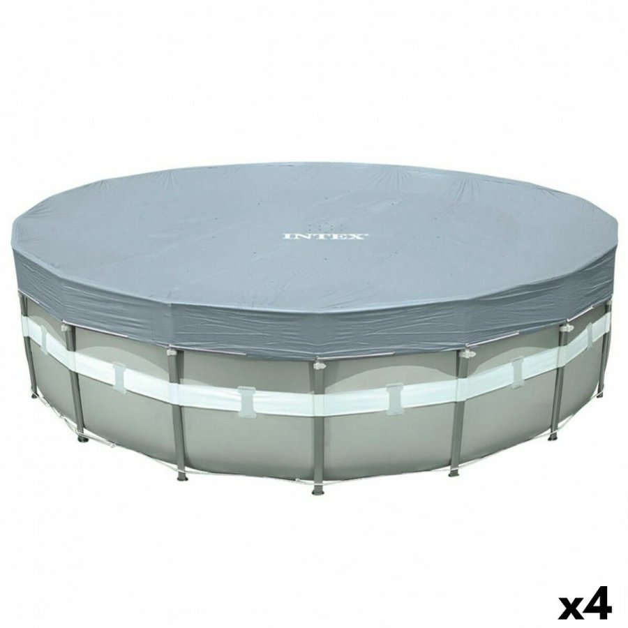 Swimmingpool Cover Intex 28040 ULTRA FRAME  488 cm 488 x 25 x 488 cm #1