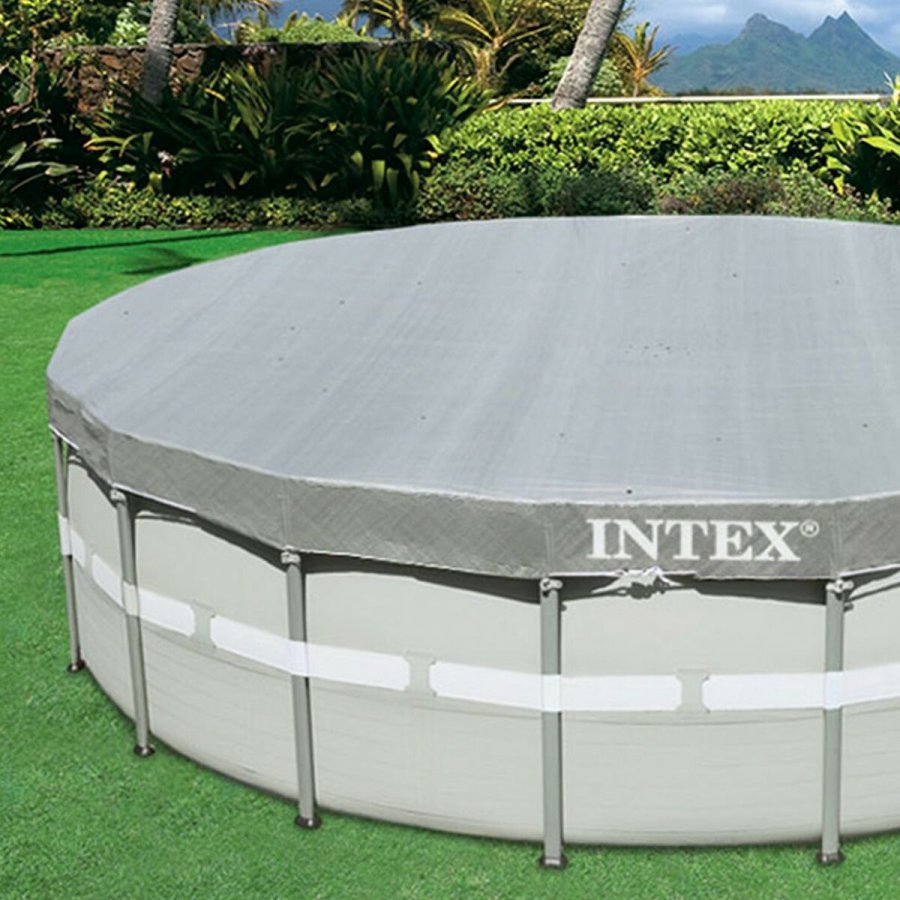 Swimmingpool Cover Intex 28040 ULTRA FRAME  488 cm 488 x 25 x 488 cm #19