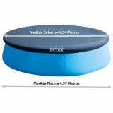 Swimmingpool Cover Intex 28023 EASY SET  457 cm 457 x 20 x 457 cm #22