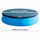 Swimmingpool Cover Intex 28021 EASY SET 284 x 30 x 284 cm #22