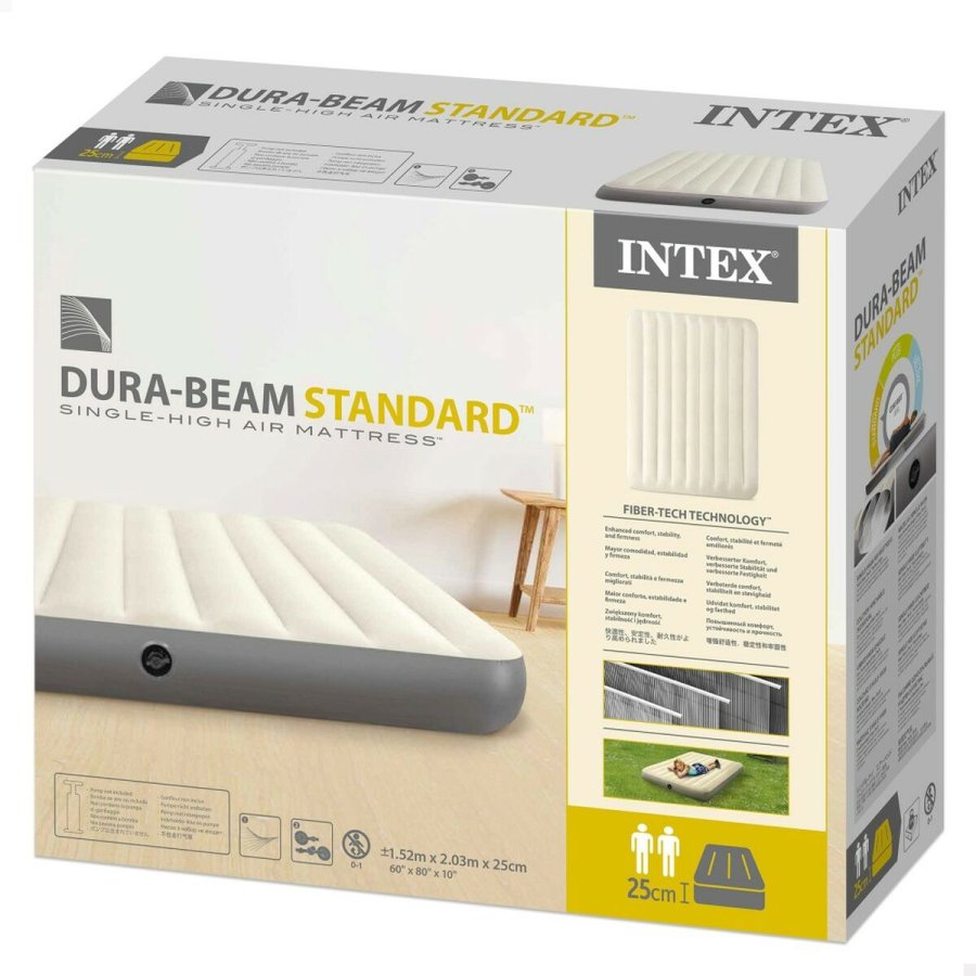 Luftmadras Intex 152 x 25 x 203 cm (3 enheder) #19