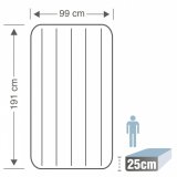 Luftmadras Intex 99 x 25 x 191 cm (4 enheder) #29
