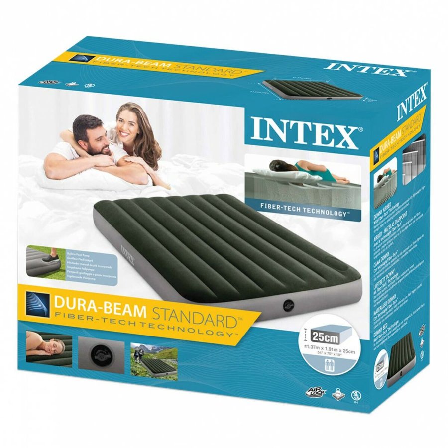 Luftmadras Intex 137 x 25 x 191 cm (3 enheder) #22