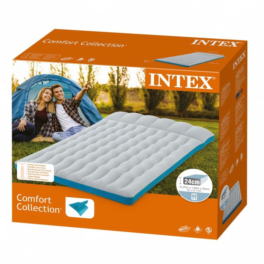 Luftmadras Intex 127 x 24 x 193 cm (3 enheder) #29