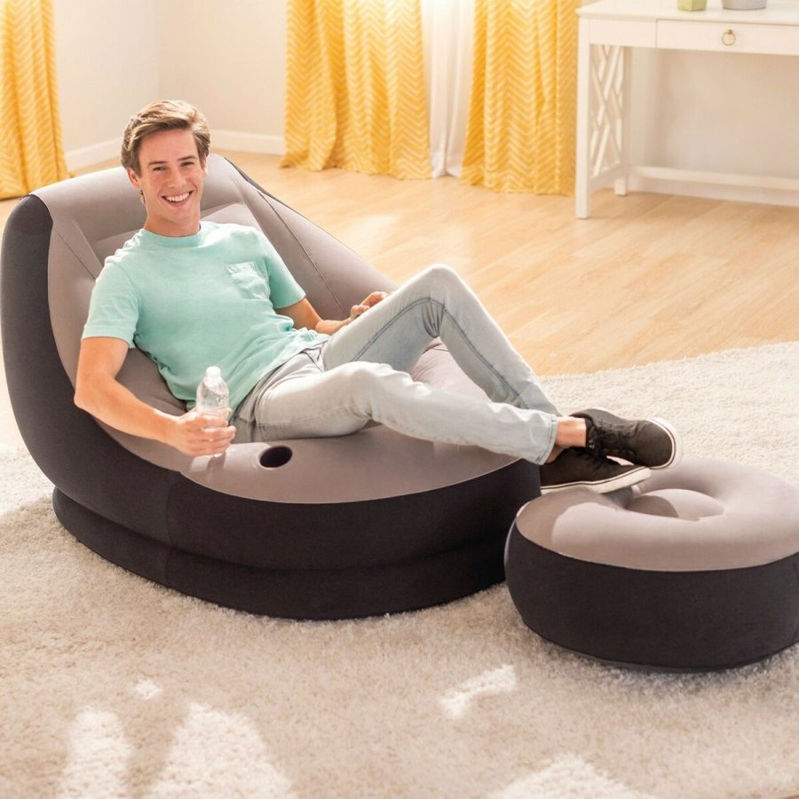 Oppustelige lnestol Intex ULTRA LOUNGE 99 x 76 x 130 cm (4 enheder) #13