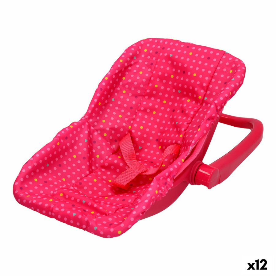 Stol til Dukker Colorbaby 25 x 25 x 36,5 cm Pink 12 enheder #1