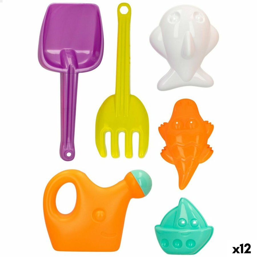 St med legetj til stranden Colorbaby 6 Dele 27 cm (12 enheder) #1