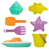 St med legetj til stranden Colorbaby 7 Dele Skib polypropylen (24 enheder) #22