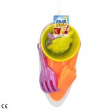 St med legetj til stranden Colorbaby 7 Dele Skib polypropylen (24 enheder) #29