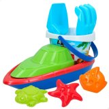 St med legetj til stranden Colorbaby 8 Dele Skib polypropylen (24 enheder) #8