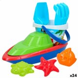 St med legetj til stranden Colorbaby 8 Dele Skib polypropylen (24 enheder) #1