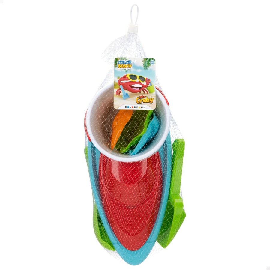St med legetj til stranden Colorbaby 8 Dele Skib polypropylen (24 enheder) #22