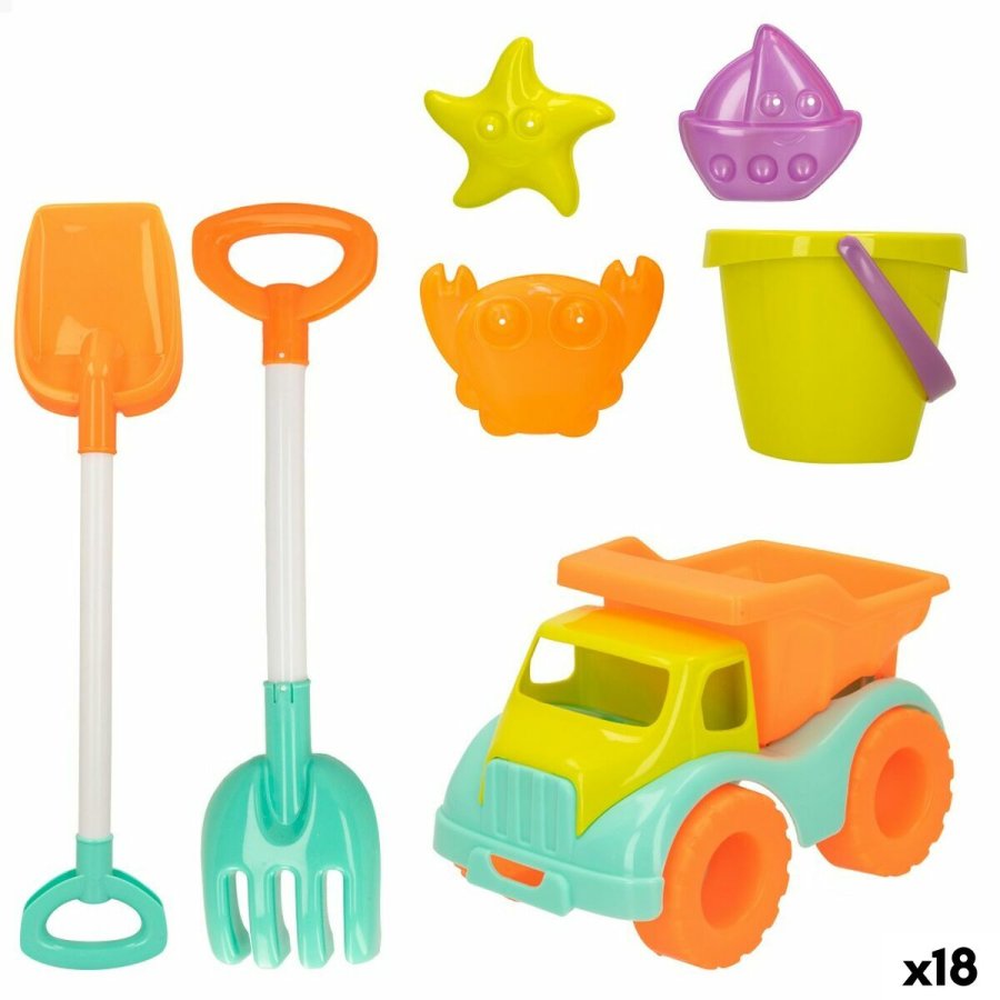 St med legetj til stranden Colorbaby 7 Dele Lastbil (18 enheder) #1