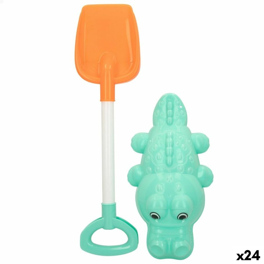 St med legetj til stranden Colorbaby 2 Dele Krokodrille Spar polypropylen (24 enheder) #1