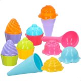 St med legetj til stranden Colorbaby 15 Dele Forme Is Cupcake (24 enheder) #22