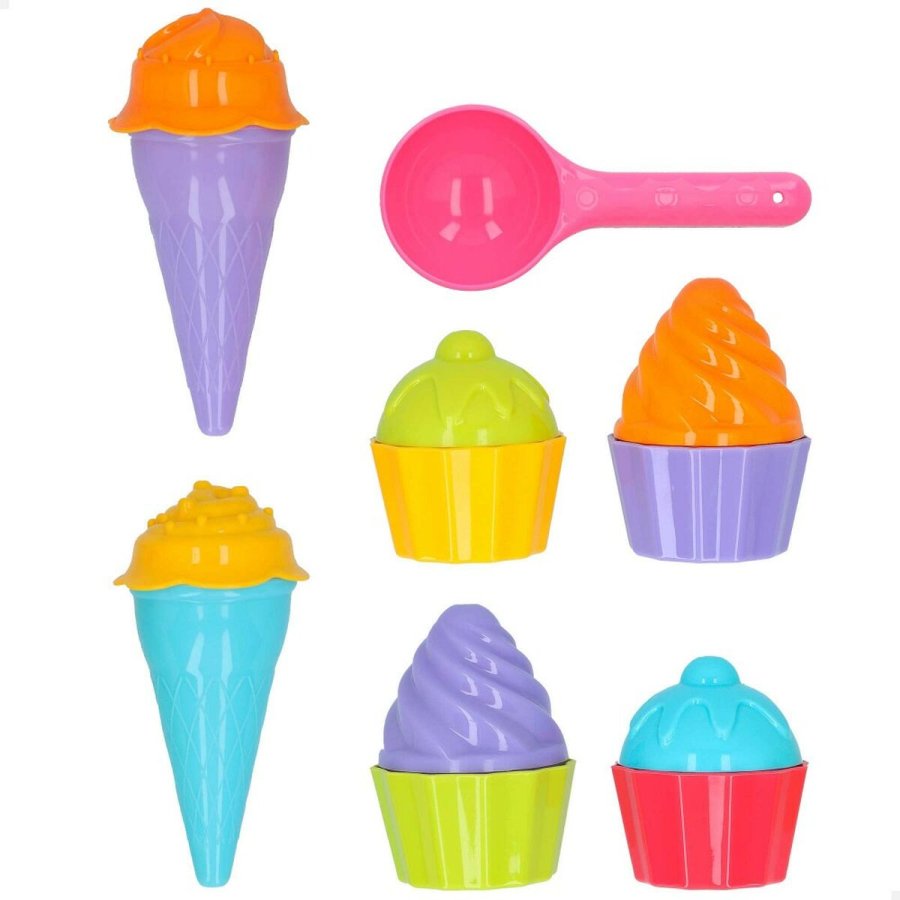 St med legetj til stranden Colorbaby 15 Dele Forme Is Cupcake (24 enheder) #29