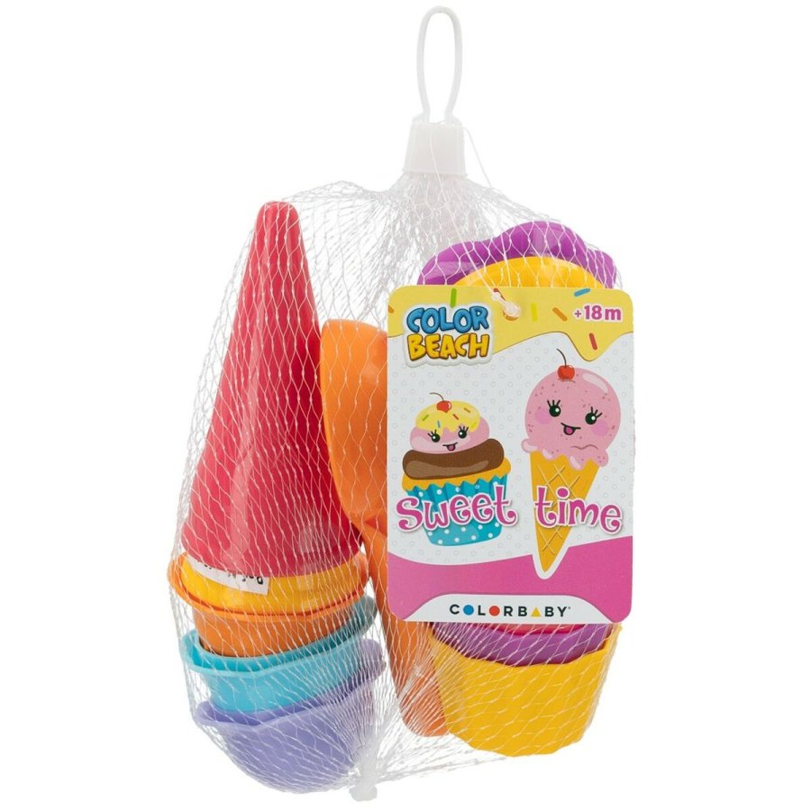 St med legetj til stranden Colorbaby 15 Dele Forme Is Cupcake (24 enheder) #8