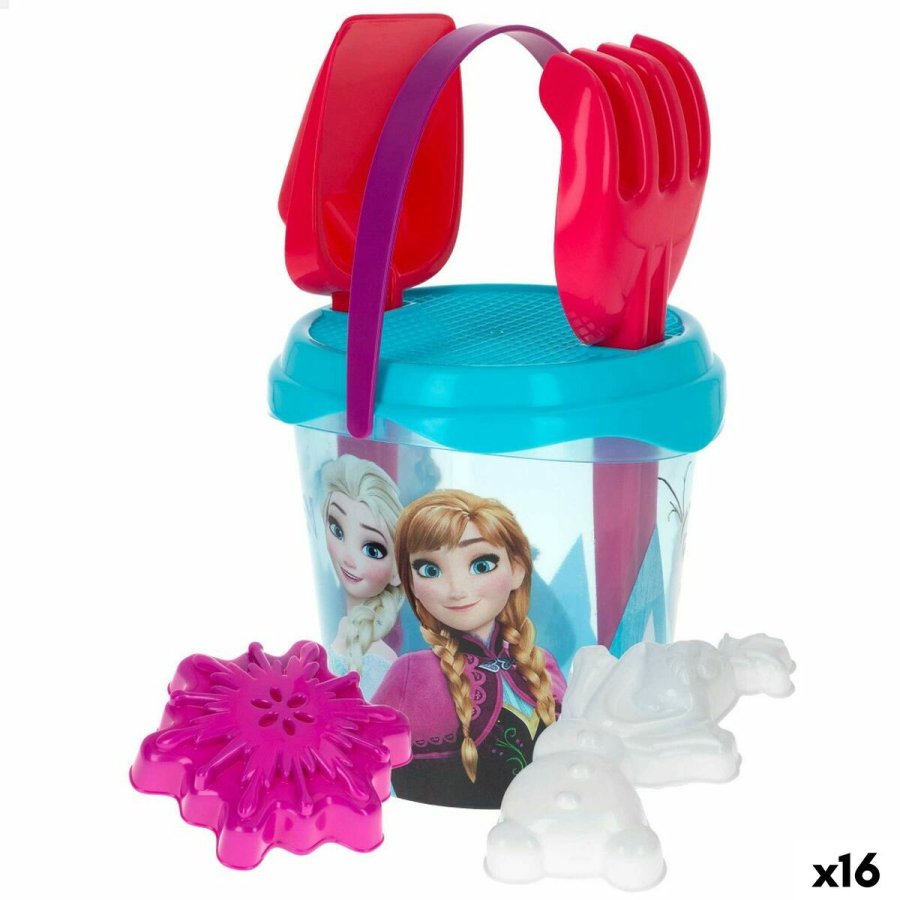 St med legetj til stranden Frozen Elsa & Anna  18 cm (16 enheder) #1