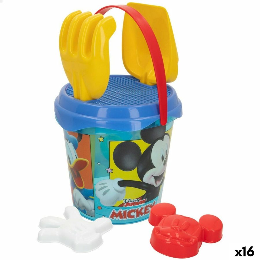 St med legetj til stranden Mickey Mouse  18 cm (16 enheder) #1