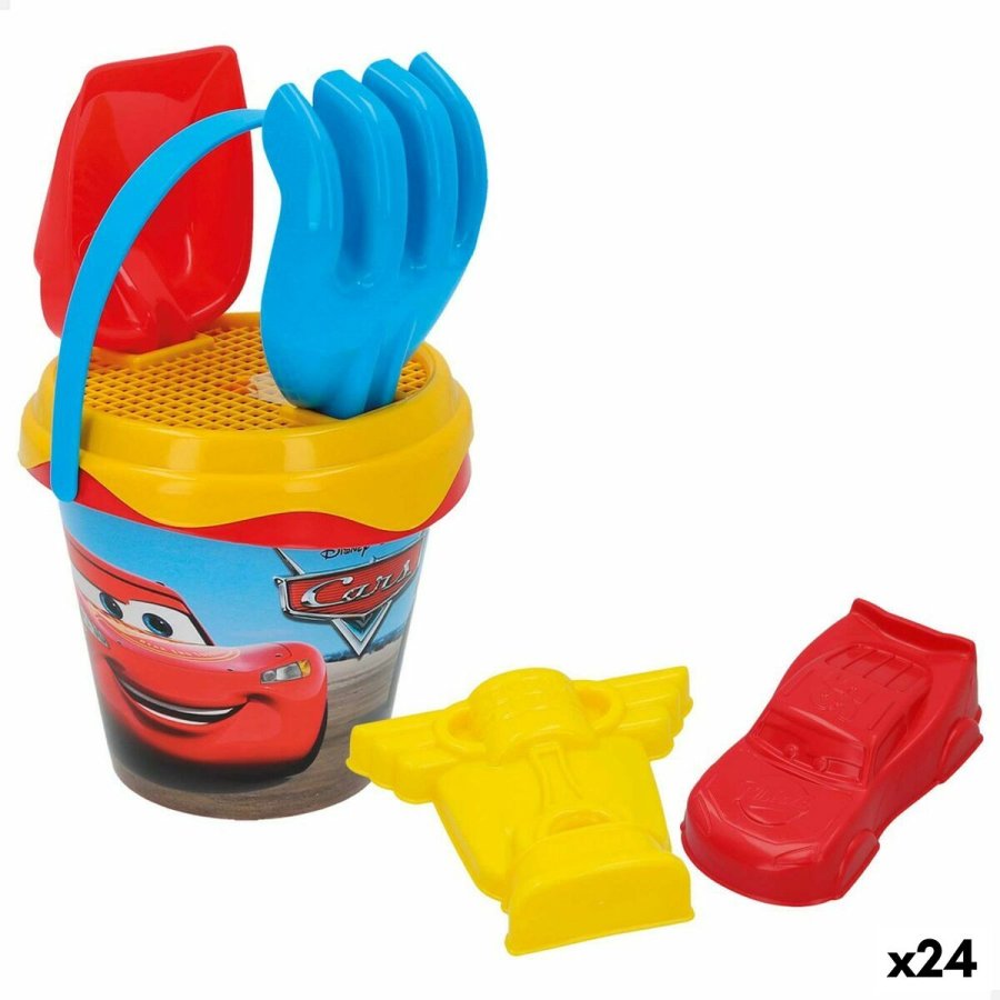 St med legetj til stranden Cars  14 cm (24 enheder) #1