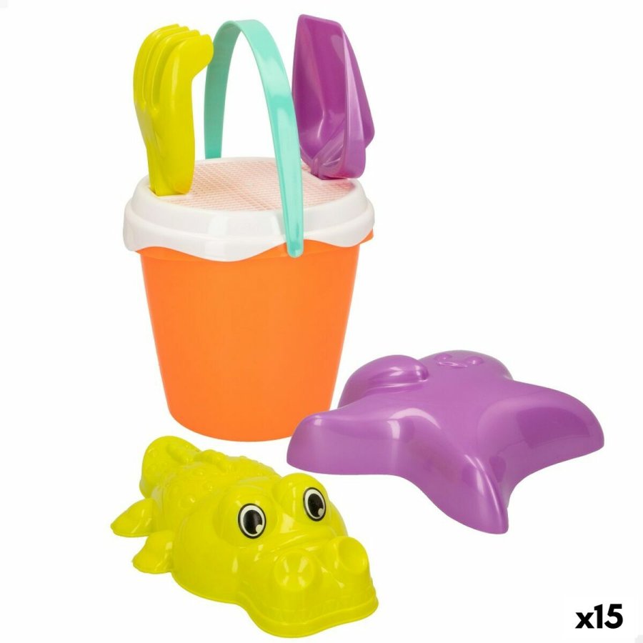 St med legetj til stranden Colorbaby  18 cm polypropylen (15 enheder) #1