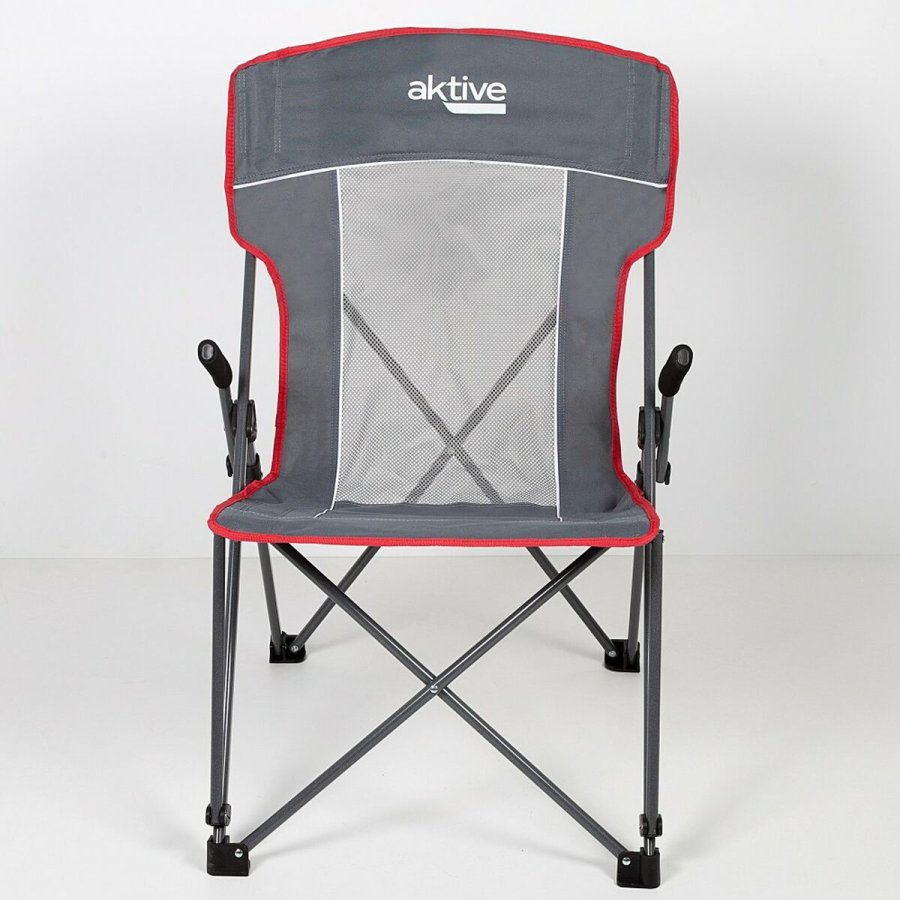 Sammenklappelig campingstol Aktive Gr 59 x 97 x 68 cm (2 enheder) #15