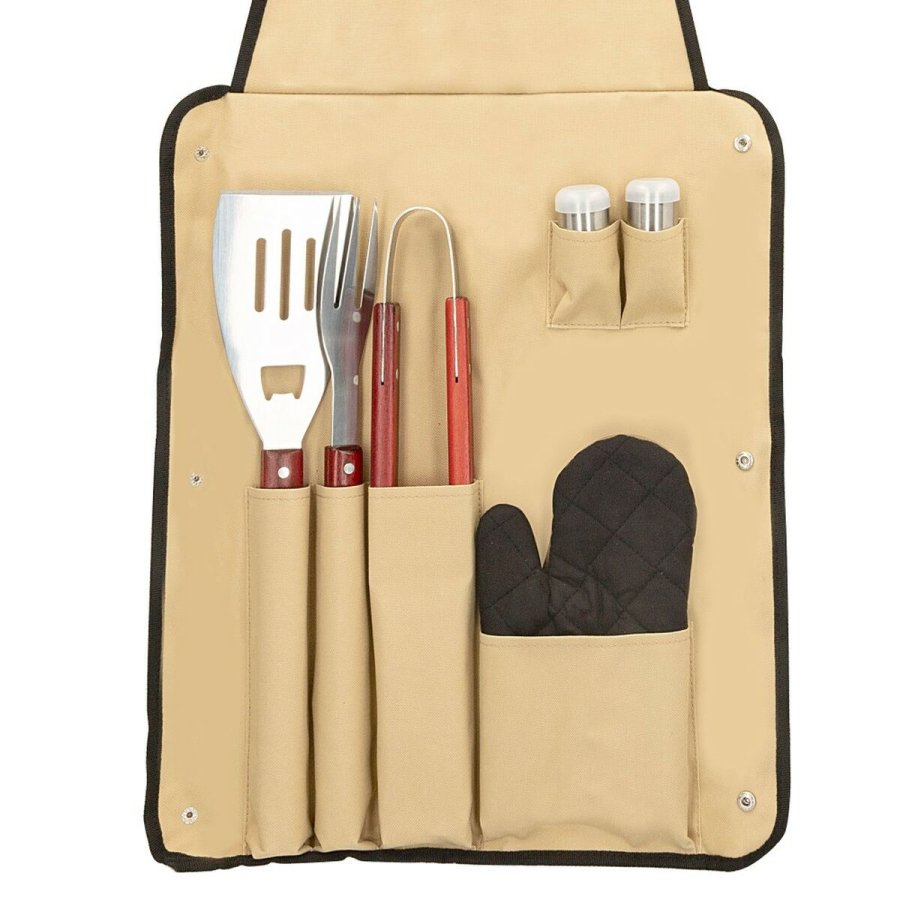 St med grillredskaber Aktive 7 Dele Havegrill Rustfrit stl 42 x 67 x 3 cm (4 enheder) #13