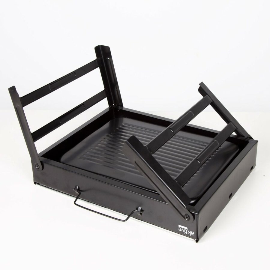 Havegrill Transportabel Aktive Rektangulr Sort Stl 40 x 20 x 28 cm #25