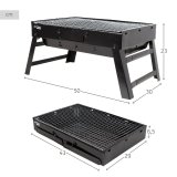 Havegrill Transportabel Aktive Rektangulr Sort 50 x 23 x 30 cm (2 enheder) #17