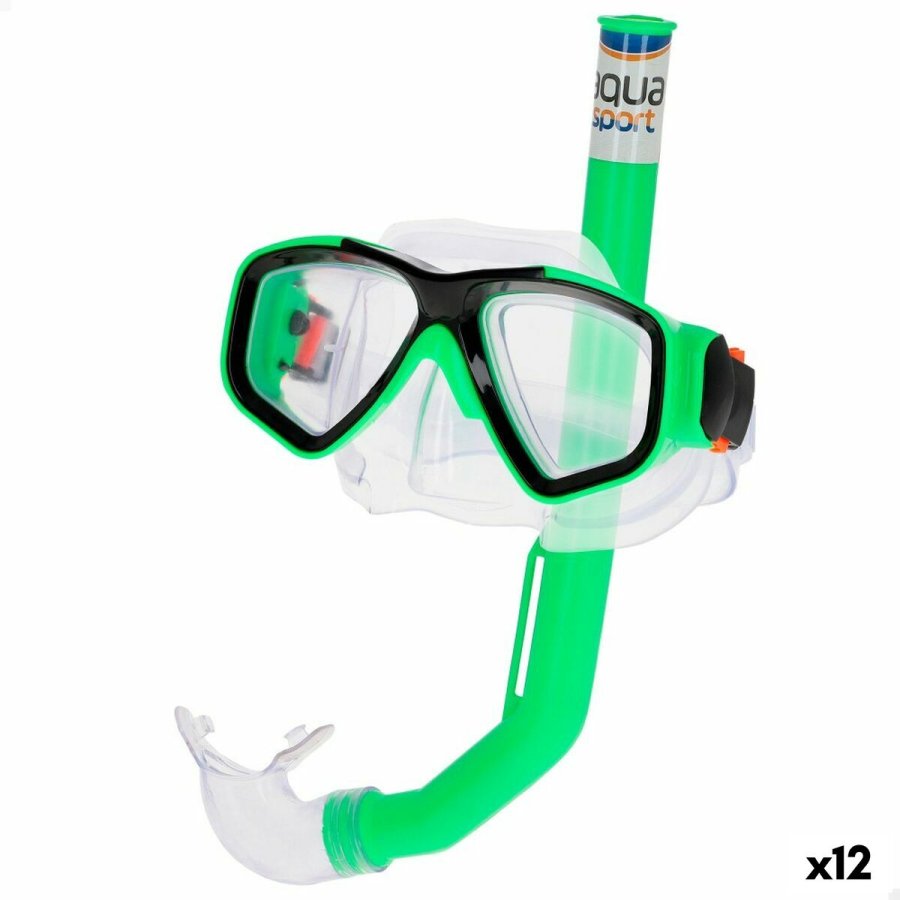 Snorkel beskyttelsesbriller og rr Colorbaby Aqua Sport Brns (12 enheder) #1
