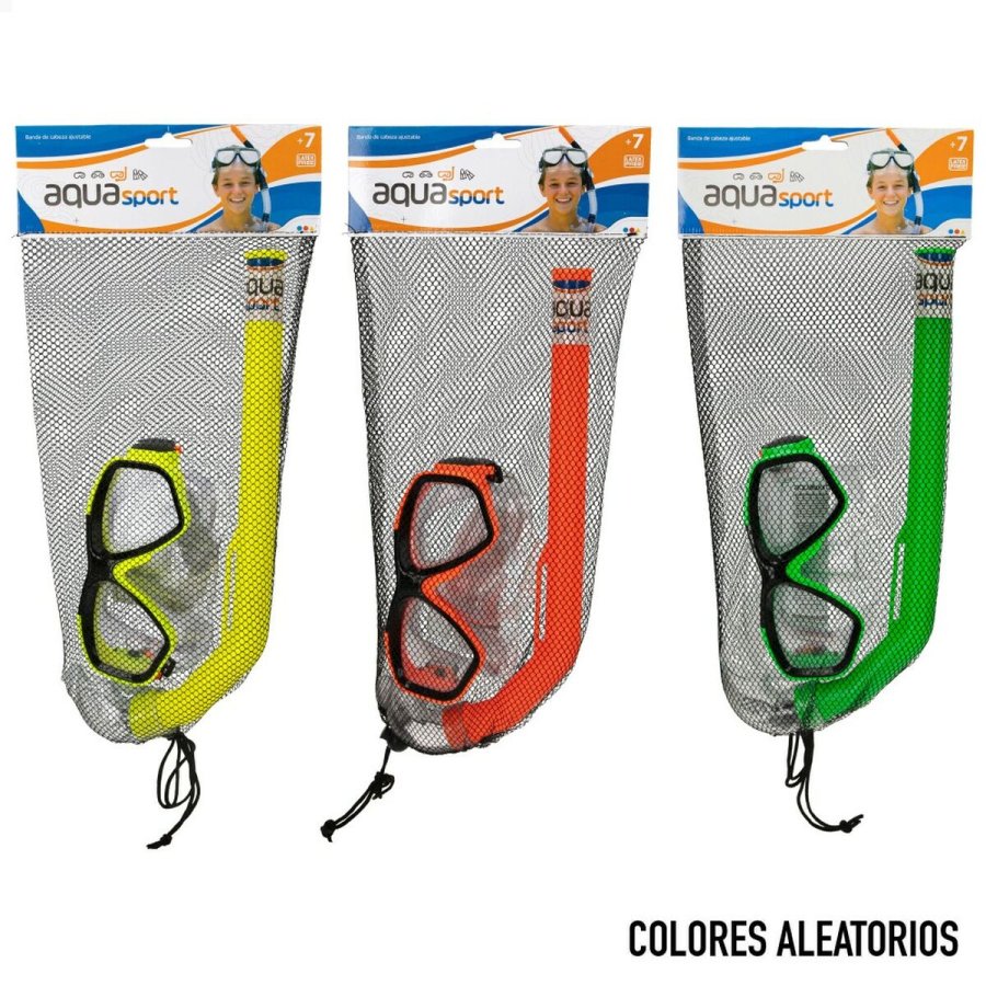 Snorkel beskyttelsesbriller og rr Colorbaby Aqua Sport Brns (12 enheder) #36