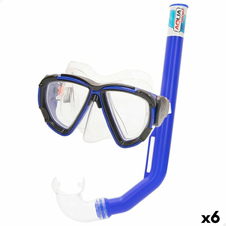 Snorkel beskyttelsesbriller og rr Colorbaby Aqua Sport Voksne (6 enheder) #1