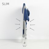 strandstol Aktive Slim Foldbar Marinebl 47 x 87 x 58 cm (2 enheder) #3