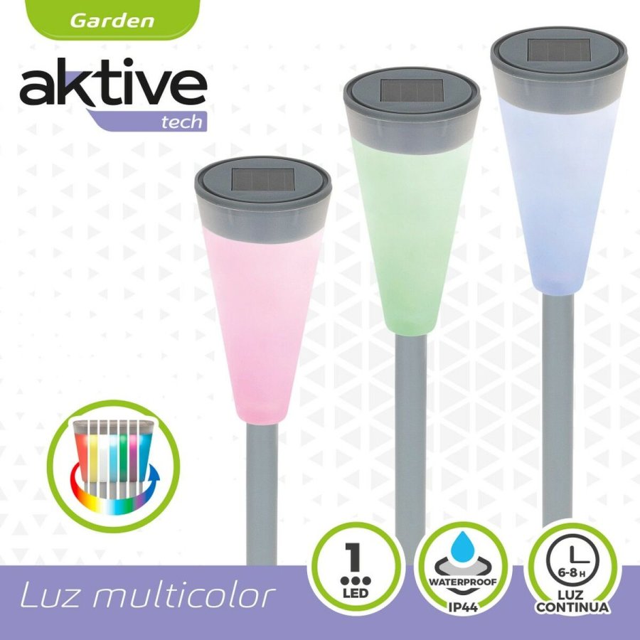 Solcelle-havelys Aktive Plastik 6,7 x 39 x 6,7 cm (24 enheder) #4