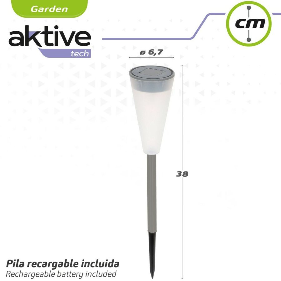 Solcelle-havelys Aktive Plastik 6,7 x 39 x 6,7 cm (24 enheder) #6