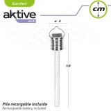 Solcellelampe Aktive 3 x 17,5 x 3 cm (24 enheder) #6