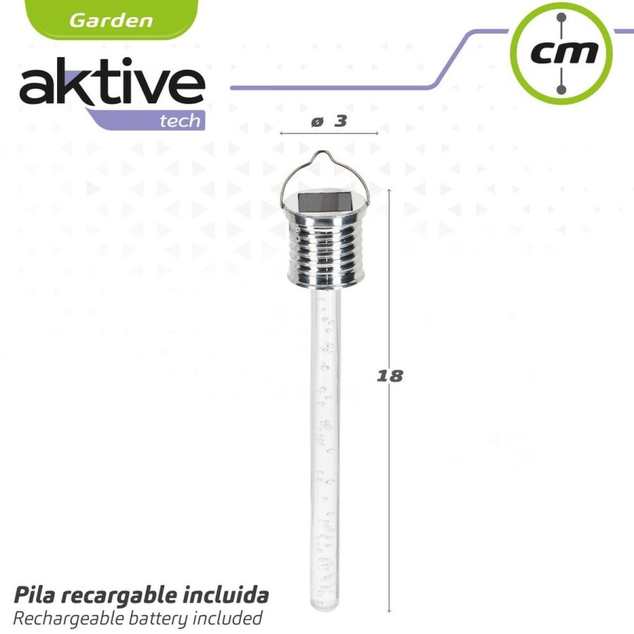 Solcellelampe Aktive 3 x 17,5 x 3 cm (24 enheder) #6