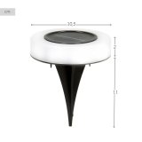 S�t med solcelle-havelys Aktive 4 Dele ABS 10,5 x 12,5 x 10,5 cm (6 enheder) #5