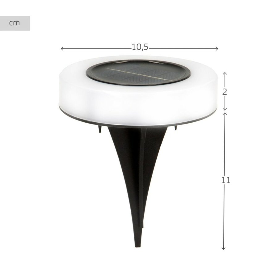 S�t med solcelle-havelys Aktive 4 Dele ABS 10,5 x 12,5 x 10,5 cm (6 enheder) #5