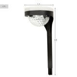 S�t med solcelle-havelys Aktive 2 Dele polypropylen 11 x 49 x 12 cm (4 enheder) #5