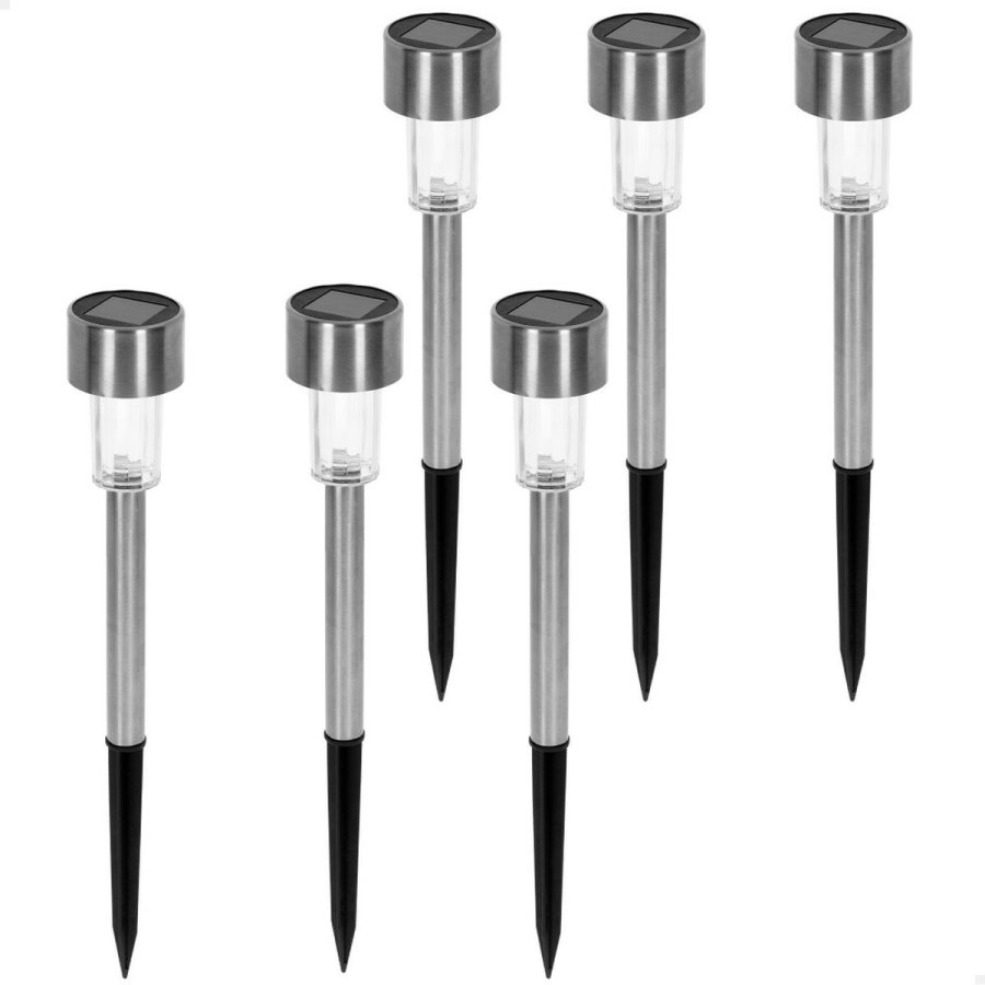 S�t med solcelle-havelys Aktive 6 Dele Plastik 5,5 x 36 x 5,5 cm (6 enheder) #2