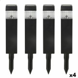 S�t med solcelle-havelys Aktive 4 Dele Plastik 6 x 39,5 x 6 cm (4 enheder) #1