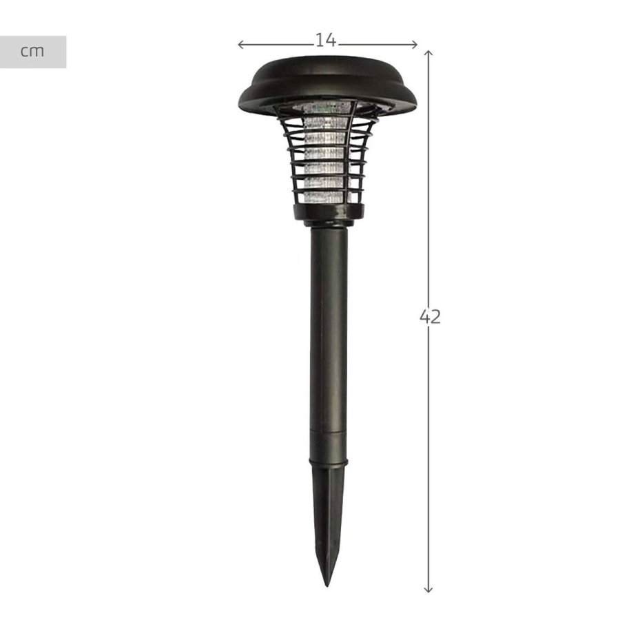 Solcelle-havelys Aktive polypropylen 14 x 42 x 14 cm (4 enheder) #5